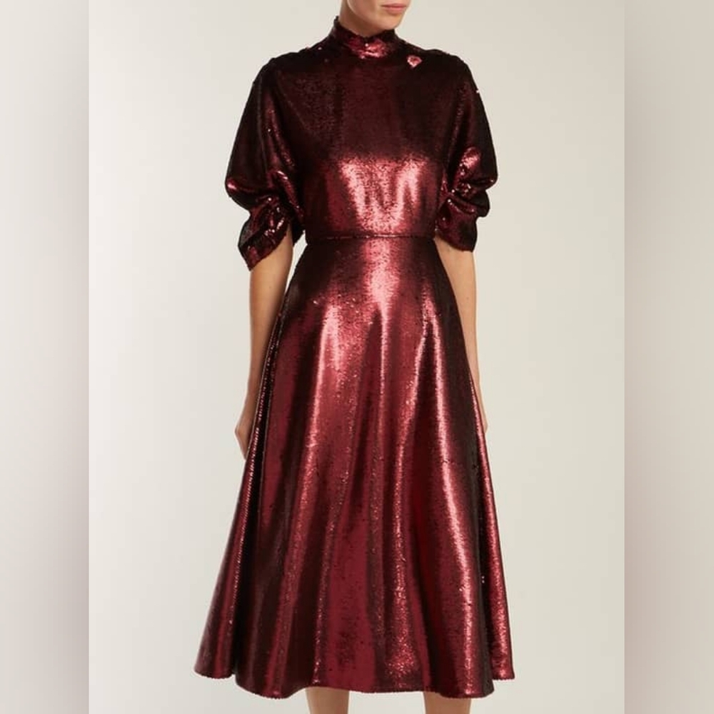 Emilia Wickstead Mariel Sequined Gown